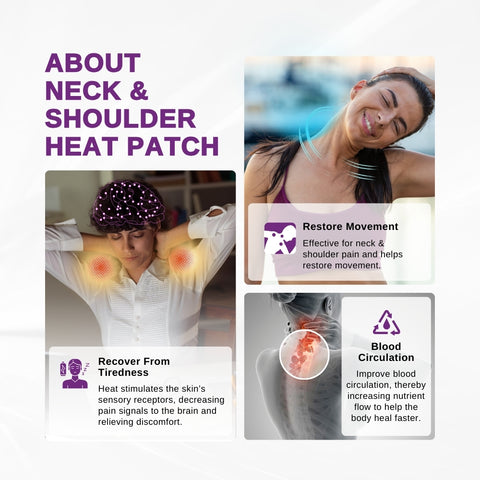 LPM Neck and Shoulder Pain Relief Heat Patch 2's