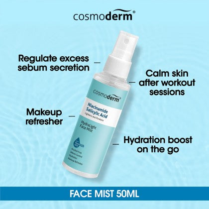 Cosmoderm Niacinamide + Salicylic Acic HydraLight Face Mist 50mL