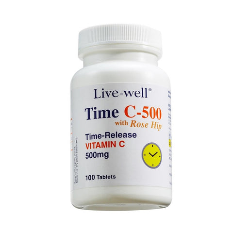 [CLEARANCE] [EXP 03/2025] Live-Well Time C-500 With Rose Hip Tablet 100’s