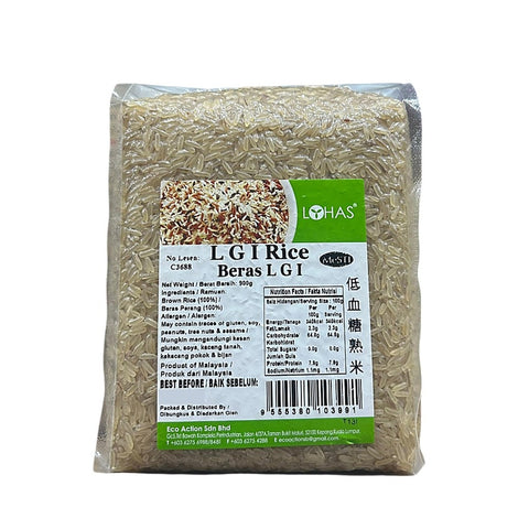 Lohas Natural LGI Rice 900g