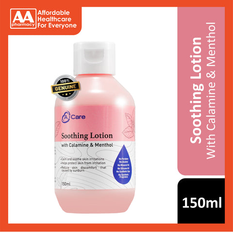 A-Care Soothing Lotion With Calamine & Menthol 150mL