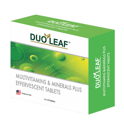 Duoleaf Multivitamins and Minerals Plus Effervescent Tablet 4x10's