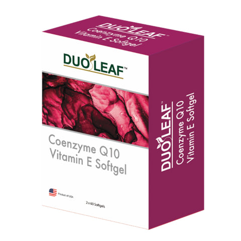 Duoleaf CoQ10 75mg + Vitamin E Softgel 2x60's