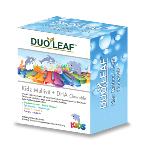 Duoleaf Kidz Multivitamins + DHA Chewable Tablet 2x30's