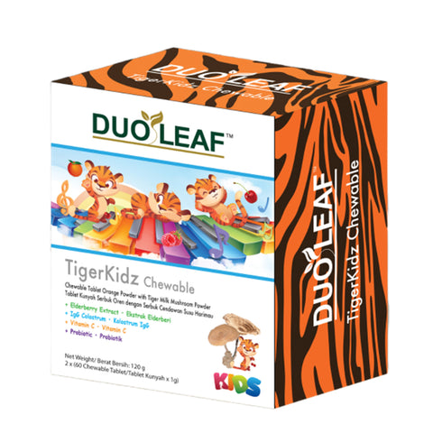 Duoleaf Tigerkidz Chewable Tablet 2x60's