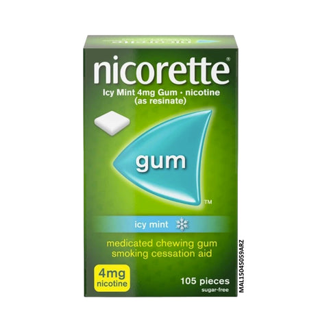 Nicorette Icy Mint 4mg Gum - 105's