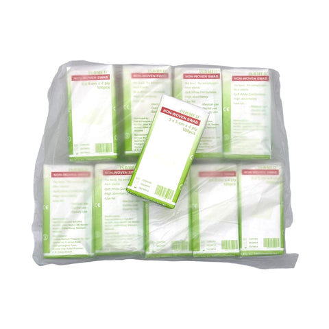 Non-woven Swab (5cm/7.5cm x 4ply) - 10x100's