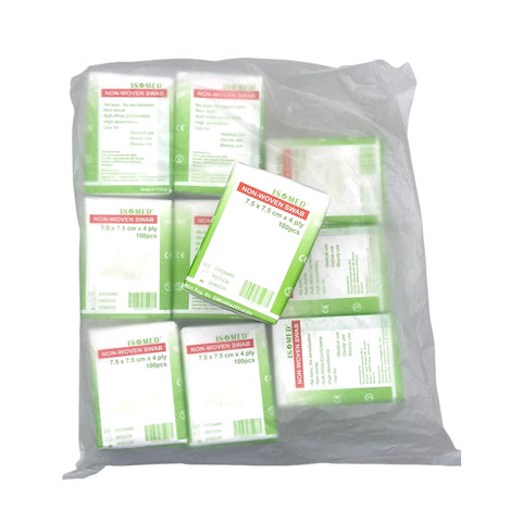 Non-woven Swab (5cm/7.5cm x 4ply) - 10x100's