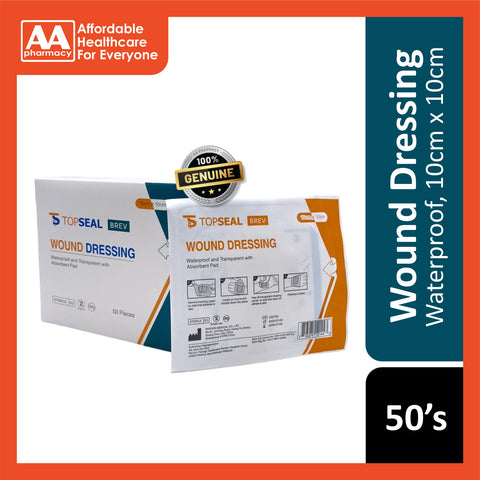 Waterproof Wound Dressing (6x7cm/ 10x10cm) - 100's/50's