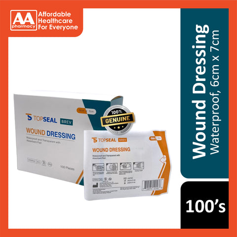 Waterproof Wound Dressing (6x7cm/ 10x10cm) - 100's/50's