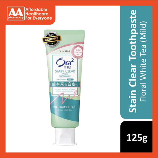 Ora2 Me Stain Clear Toothpaste (Mild) 125g - Floral White Tea