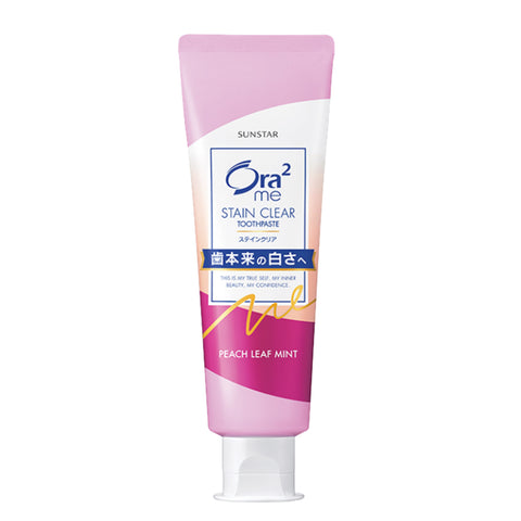 Ora2 Me Stain Clear Toothpaste 140g -  Peach Leaf Mint