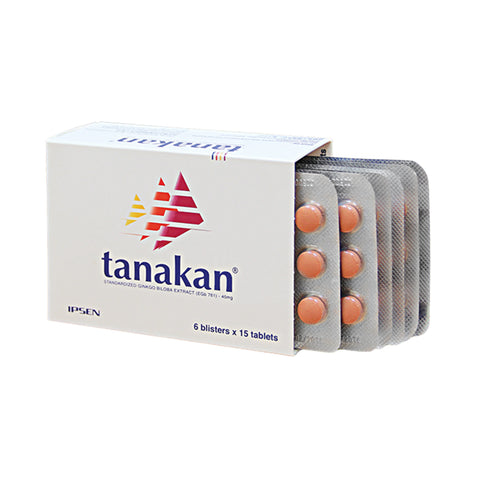 Tanakan (Ginkgo Biloba) 40mg Tablet 90's