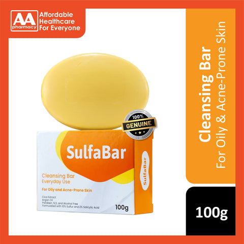 SulfaBar Emollient Cleansing Bar 100g