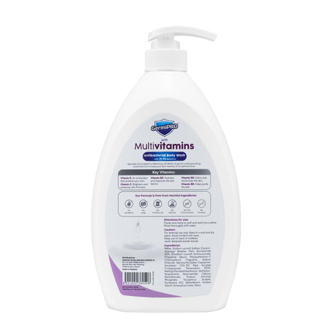 GermiPRO Antibacterial Body Wash With Multivitamins 1000mL