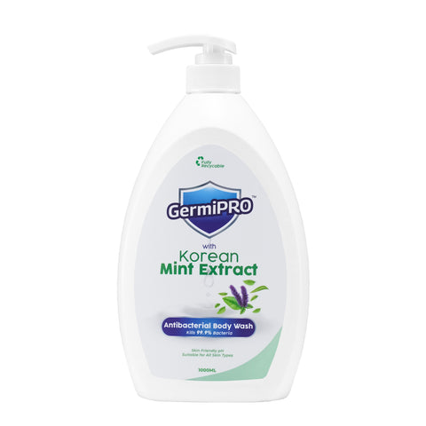 GermiPRO Antibacterial Body Wash With Korean Mint Extract 1000mL