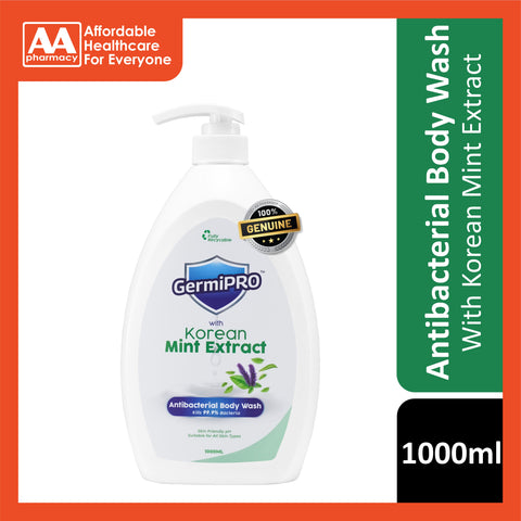 GermiPRO Antibacterial Body Wash With Korean Mint Extract 1000mL