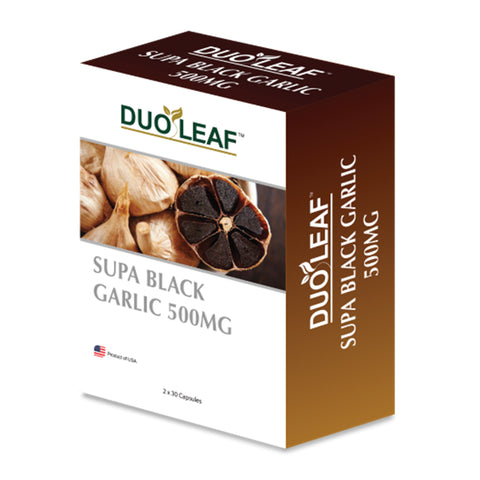 Duoleaf Supa Black Garlic 500mg Capsule 2x30's