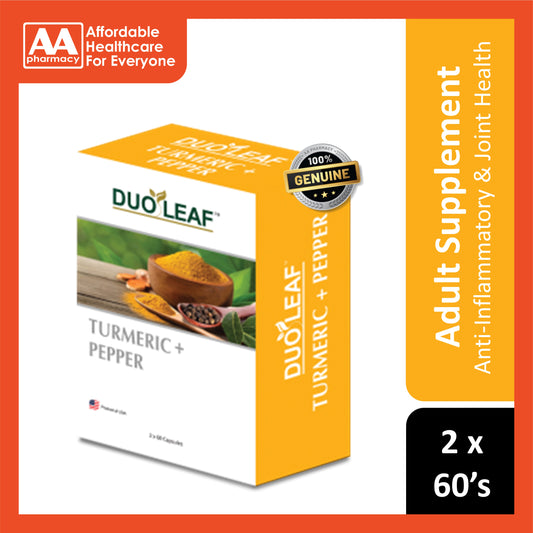 Duoleaf Turmeric + Pepper Capsule 2x60's