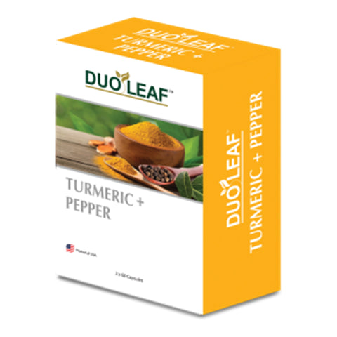 Duoleaf Turmeric + Pepper Capsule 2x60's