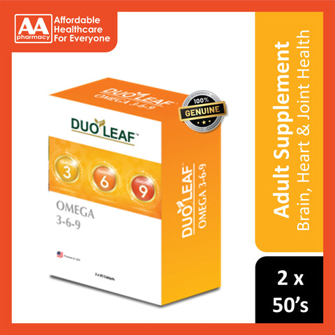 Duoleaf Omega 3-6-9 Softgel 2x50's