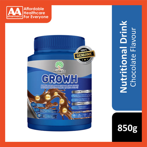 Nutriss Growh 850g (Chocolate Flavour)