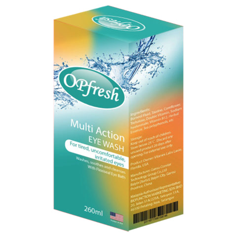 OPfresh Multi Action Eye Wash 260mL