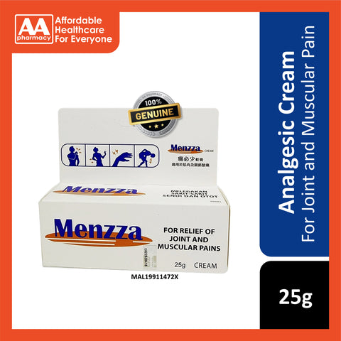 Menzza Cream 25g/ 50g - For Joint and Muscular Pain