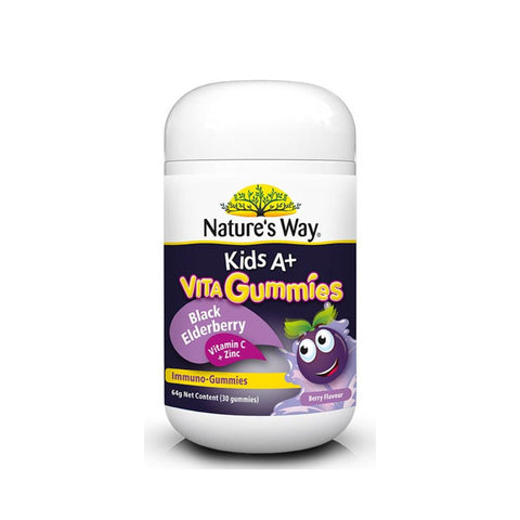 Nature's Way Kids A+ Black Elderberry Gummies 30's