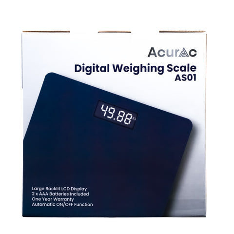 Acurac Digital Weighing Scale AS01 [1 Year Warranty]