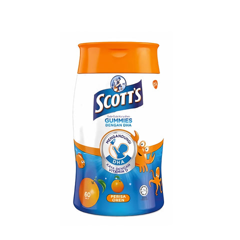 Scott's DHA Gummies Orange 60's