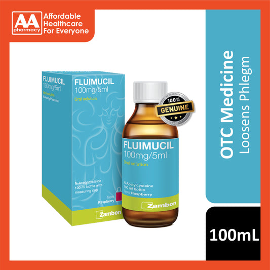 Fluimucil 100mg/5mL Solution 100mL