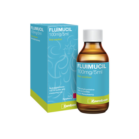 Fluimucil 100mg/5mL Solution 100mL