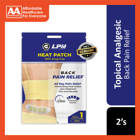 LPM Back Pain Relief Heat Patch 2's