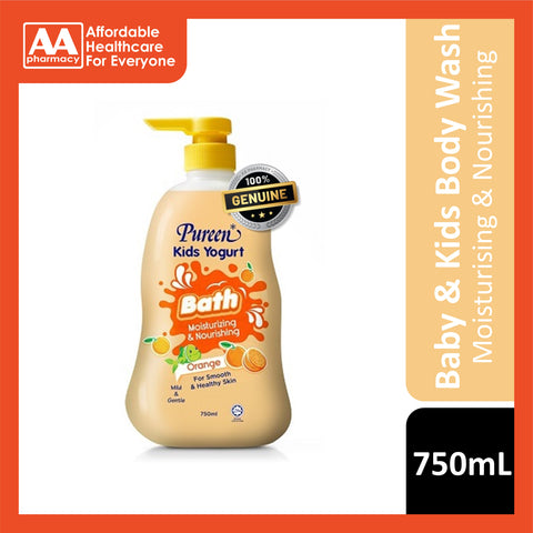 Pureen Kids Yoghurt Bath (Orange) 750mL