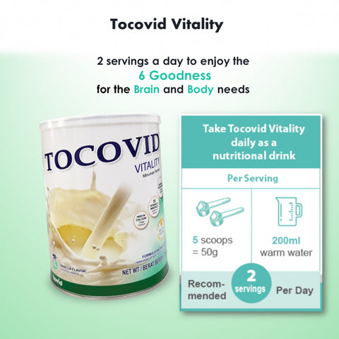 [EXP 09/2025] Tocovid Vitality Nutritional Drink 850g