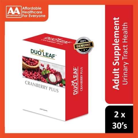 Duoleaf Cranberry Plus Capsule 2x30's