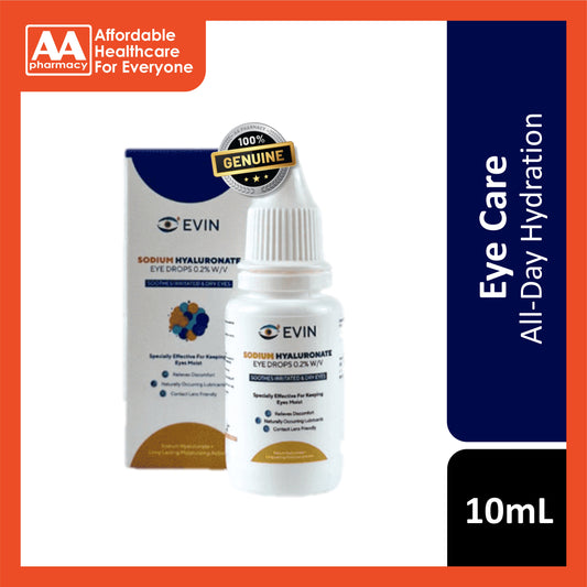 Evin Sodium Hyaluronate (HA 0.2%) Eye Drop 10mL