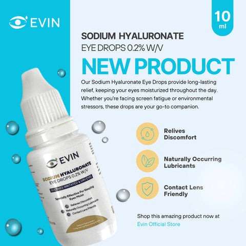 Evin Sodium Hyaluronate (HA 0.2%) Eye Drop 10mL