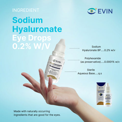 Evin Sodium Hyaluronate (HA 0.2%) Eye Drop 10mL