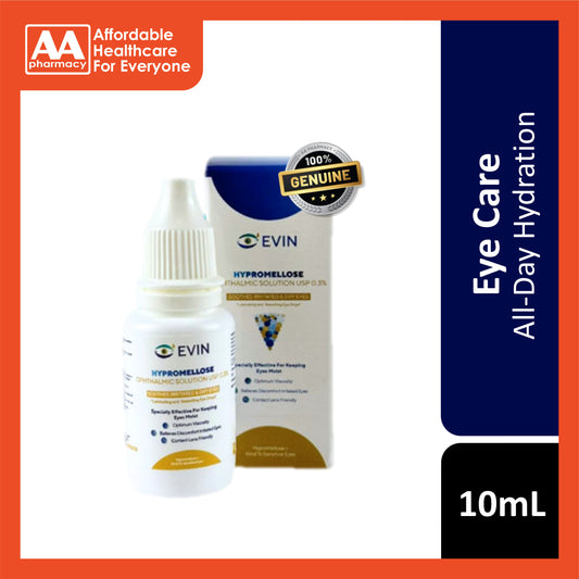 Evin Hypromellose (HPMC 0.3%) Eye Drop 10mL