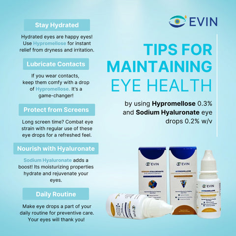 Evin Hypromellose (HPMC 0.3%) Eye Drop 10mL