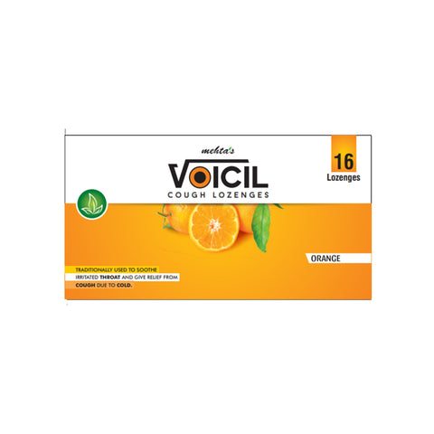 Voicil Orange Lozenges 16's (Irritated Throat and Cough Relief)