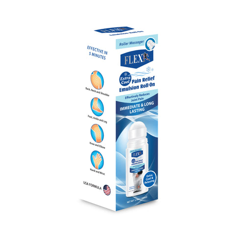 Flexx Extra Cool Pain Relief Emulsion Roll-On 100mL