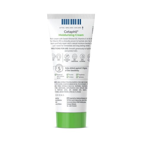 Cetaphil Moisturizing Cream For Face & Body 100g