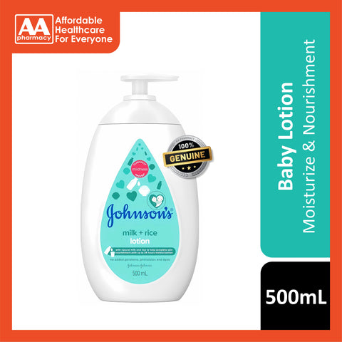 Johnsons Baby Milk & Rice Lotion 500mL