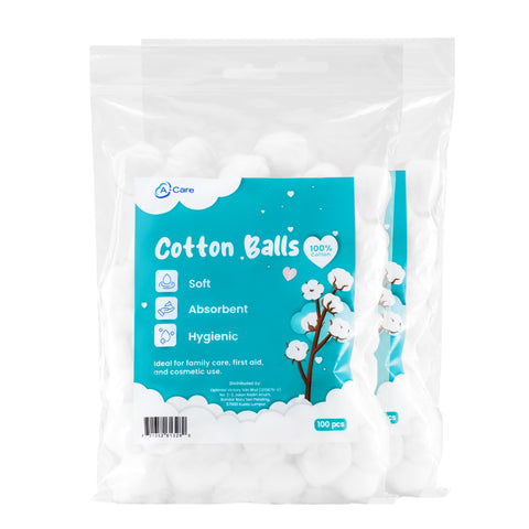 A-Care Cotton Balls 2 x 100's