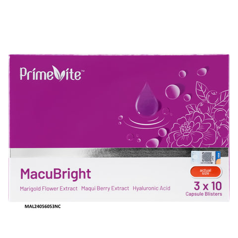 PrimeVite MacuBright Capsule 3x10's