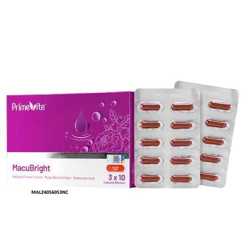 PrimeVite MacuBright Capsule 3x10's