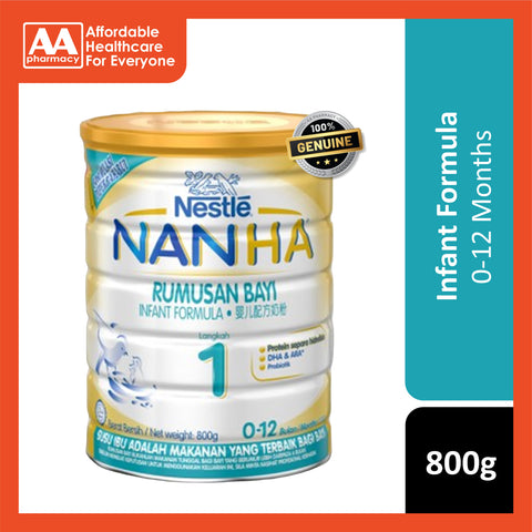 Nestlé NAN HA Infant Formula Step 1 800g (For Babies 0-12 Months)